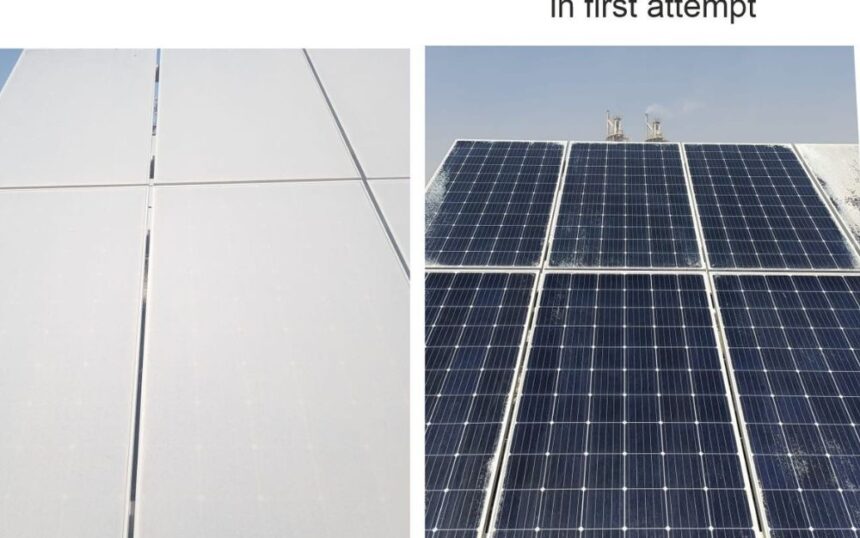 Solar Cleaning Before & After Image