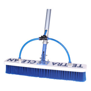 TetraClean Solar Panel Cleaning Brush with Dual Water Spray Nozzle